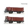 Roco H0 DR Hochbordwagen-Set Omu, Ep. III, 2-tlg.