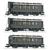 Roco H0 DRG Reisezugwagen-Set, Ep. II, 3-tlg.