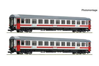 Roco H0 FS Reisezugwagen-Set Eurofima, Intercity Day, Ep. VI, 2-tlg.