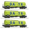 Roco H0 GATX Kesselwagen-Set Zacns, Ep. VI, 3-tlg.