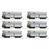 Roco H0 GATX Selbstentladewagen-Set Falns, Ep. VI, 6-tlg.