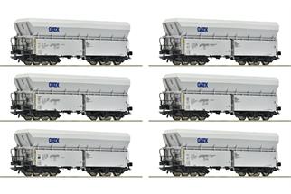Roco H0 GATX Selbstentladewagen-Set Falns, Ep. VI, 6-tlg.