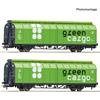 Roco H0 Green Cargo Schiebewandwagen-Set Hbillns-v, Ep. VI, 2-tlg.