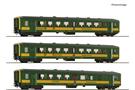 Roco H0 GySEV Schlierenwagen-Set, Ep. V-VI, 3-tlg.