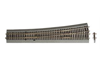 Roco H0 Line mit Bettung Wl10 Weiche links 345 mm, 10°