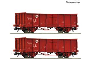 Roco H0 MAv Hochbordwagen-Set Es, Ep. V, 2-tlg.