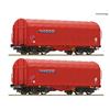 Roco H0 NACCO Schiebeplanenwagen-Set Shimmns, Ep. VI, 2-tlg.