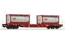 Roco H0 ÖBB Containertragwagen Sgnss, Tanktainer TWS, Ep. VI