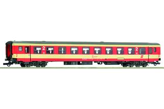 Roco H0 ÖBB Reisezugwagen Bmpz, 2. Klasse, Sparlack, Ep. V