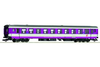 Roco H0 ÖBB Reisezugwagen Bmpz, 2. Klasse, Versuchslackierung, Ep. V