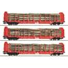 Roco H0 On Rail Rungenwagen-Set Rnoos, Ep. VI, 3-tlg.