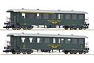 Roco H0 PBr Reisezugwagen-Set ABi/Bi, Vallée de Joux, Ep. IV-V, 2-tlg.