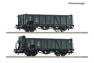 Roco H0 PKP Hochbordwagen-Set Wddo/Wddoh, Ep. III, 2-tlg.