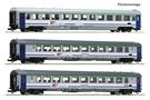 Roco H0 PKP Intercity Reisezugwagen-Set, Ep. VI, 3-tlg.
