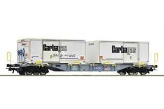 Roco H0 SBB Containertragwagen Sgnss, Carbagas, Ep. VI