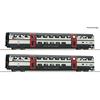 Roco H0 SBB Doppelstockwagen-Set 1 IC2000 B, 2. Klasse, Ep. V-VI, 2-tlg.