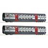 Roco H0 SBB Doppelstockwagen-Set 2 IC2000 B, 2. Klasse, Ep. V-VI, 2-tlg.