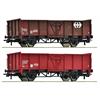Roco H0 SBB Hochbordwagen-Set Es/E, Ep. IV-V, 2-tlg.