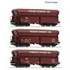Roco H0 Selbstentladewagen-Set Fals, Vigier Cement, Ep. V, 3-tlg.