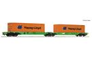 Roco H0 SETG Container-Doppeltragwagen Sggrs, Hapag Lloyd, Ep. VI