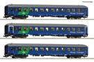 Roco H0 SJ Reisezugwagen-Set, Night Train, Ep. VI, 3-tlg.