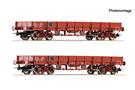 Roco H0 SNCF Niederbordwagen-Set TP, Ep. III-IV, 2-tlg.