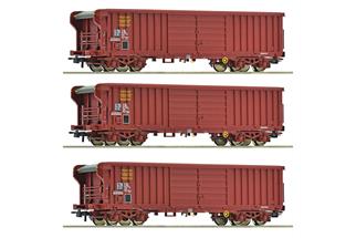 Roco H0 SNCF Rolldachwagen-Set Taems, Ep. IV, 3-tlg.