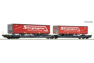 Roco H0 TXL Doppeltaschen-Gelenkwagen T3000e, Stegagno, Ep. VI