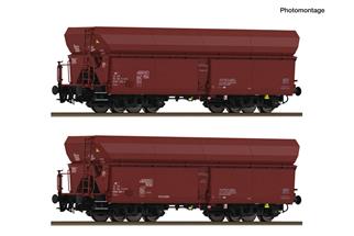 Roco H0 ZSSK Cargo Selbstentladewagen-Set Fals, Ep. VI, 2-tlg.
