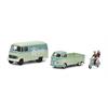 Schuco H0 Fahrzeugset MB L319, VW T1 und Vespa, 3-tlg. (MHI)