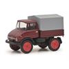 Schuco H0 Unimog U406, rot