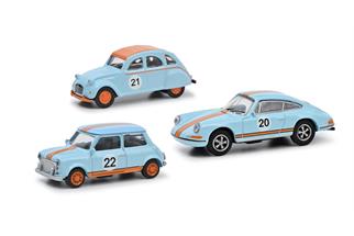 Schuco H0 Vintage Racing-Set, 3-tlg. (MHI)