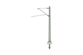 Sommerfeldt H0 DB Gitter-Streckenmast mit Ausleger, lackiert Sommerfeldt H0 DB Gitter-Streckenmast mit Ausleger, lackiert