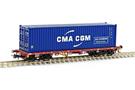 Sudexpress H0 CP Containertragwagen Sgmms, 40'-Container CMA CGM, Ep. VI