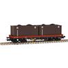 Sudexpress H0 CP Niederbordwagen Lyv, 2x20'-Open Top Container Sadomar, Ep. III