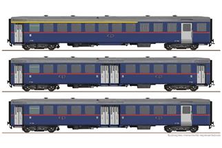 Sudexpress H0 CP Reisezugwagen-Set Schindler, Ep. III, 3-tlg.