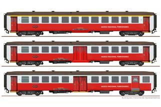 Sudexpress H0 CP Reisezugwagen-Set Schindler, Ep. VI, 3-tlg.