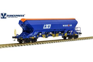 Sudexpress H0 Wascosa Schüttgutwagen Tanpps, K+S, Ep. VI