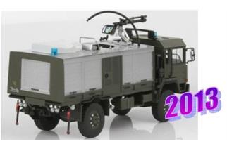 Tek Hoby H0 Saurer 6 DM 4x4 Swiss Army Fire Brigade green