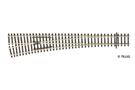 Tillig H0m/TT-Gleis Weiche links Radius 984 mm (EW3), 12°