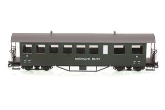 Train Line 45 IIm RhB Vierachs-Plattformwagen ABC 609, grün