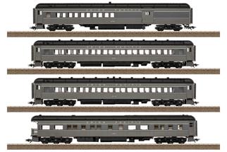 Trix H0 (DC Digital) UP Personenwagen-Set Heavyweight, Greyhound, Ep. III, 4-tlg. (MHI)