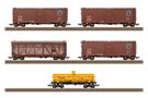 Trix H0 SP US-Güterwagen-Set, Ep. III, 5-tlg.