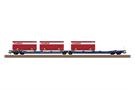 Trix H0 VTG Doppel-Taschenwagen Sdggmrss/T3000e, Planzer, Ep. VI