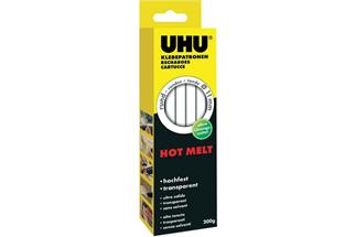 UHU Klebepatronen transparent, 200 g (Inhalt: 10 Stk.)