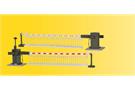 Viessmann H0 Bahnschranke mit Behang, vollautomatisch, gespiegelt