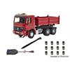 Viessmann H0 CarMotion Basis Startset, MB Actros Muldenkipper rot mit Rundumleuchten