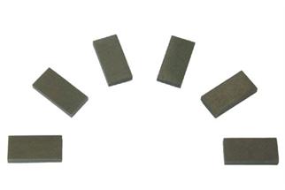 Viessmann H0 Fahrzeugmagnete, 10x5x1.5 mm (Inhalt: 6 Stk.)