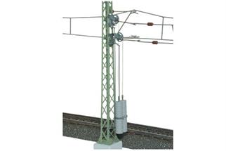 Viessmann H0 Oberleitung DB Radspannwerk mit Abspannmast