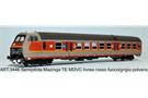 ViTrains H0 (DC) FS Steuerwagen MDVC, 2. Klasse, feuerrot/pulvergrau